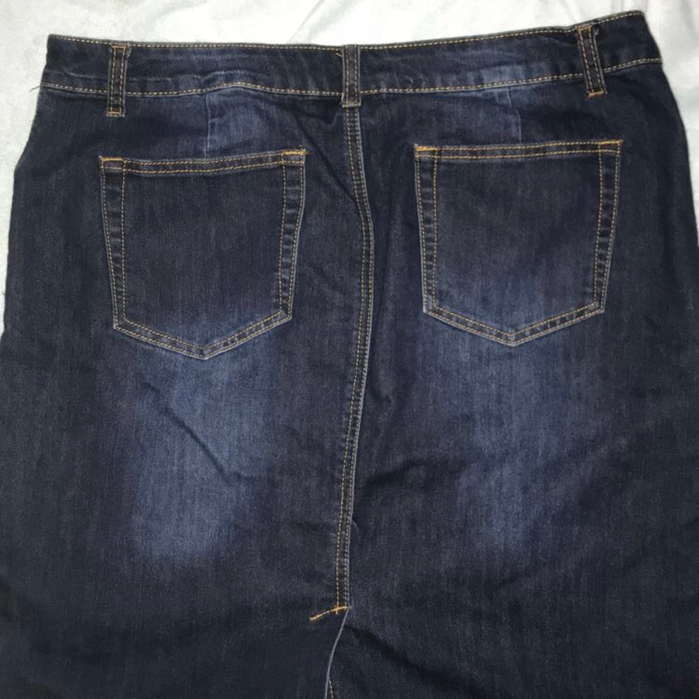Dark Blue Jean Skirt